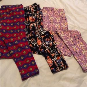 LuLaRoe Pants - Lularoe leggings Tall Curvy 3 pack LuLaRoe Pants - Lularoe leggings Tall Curvy 3 pack